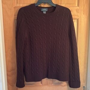 Lauren Ralph Lauren Chocolate Cable Knit Pullover